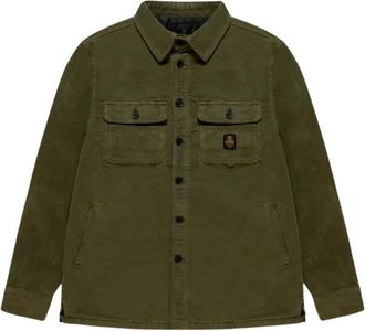 RefrigiWear Jungle Overshirt - Heren - Zomerjassen - Groen - XL - Katoen - Jassen
