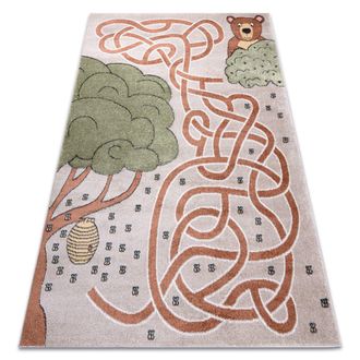 RugsX RugsX Fun Rug in Beige | Size: 200 cm x 290 cm