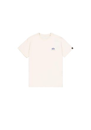 Alpha Industries T-Shirt ALPHA INDUSTRIES Backprint T-Shirt, Herren, Gr. XXL, weiss (vintage wei&szlig;), Obermaterial: 100% Baumwolle, Shirts T-Shirt