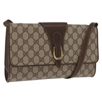 Gucci Pre-owned Cross Body Bags, female, Beige, Size: ONE SIZE Pre-owned Cross Body Bag