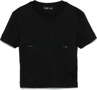 MUGLER piercing T-shirt - Black