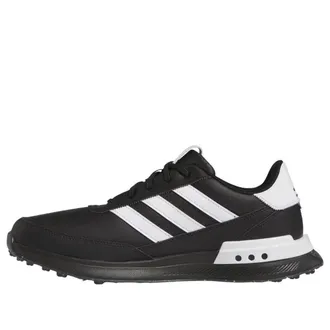adidas S2G 24 Leather Spikeless Golf Black White IG8192