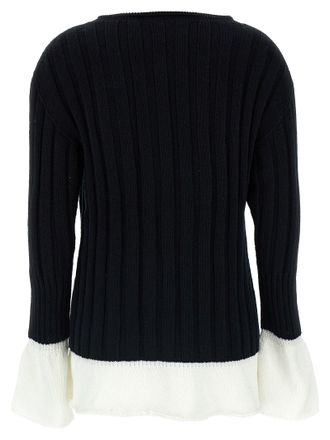 Issey Miyake Womens Bicolor Cotton Cardigan Clothing