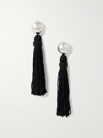 Sophie Buhai Orecchini In Argento Con Nappine Venetian - Nero