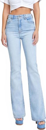 Hidden Jeans Kelly High Rise Ultra Flare Jean In Light Blue