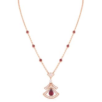 Bulgari Divas Dream 18 kt Rose Gold Openwork Necklace