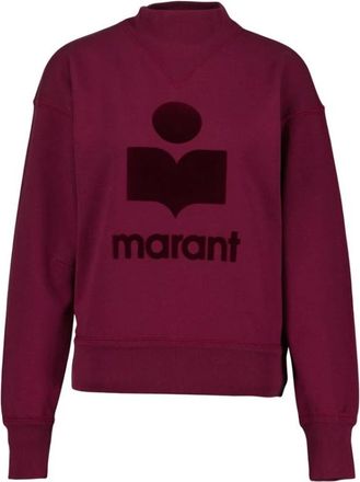 Isabel Marant Moby Sweatshirt - Dames - Sweatshirts - Rood - XS - Katoen - Hoodies & sweatvesten