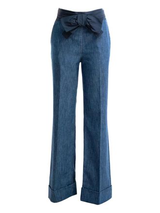 Valentino Garavani Jeans met strikdetail - Blauw