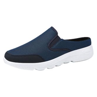 Generic Garden Clogs for Men Comfortable Slip On Shoes Breathable Mesh Clogs Beach Slipper Lightweight Platform Shoes Non Slip Shoe Soft Trainer Walking Shoe 