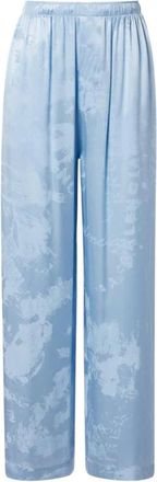 Balenciaga Wide Trousers, female, Blue, Size: XS Wide Trousers