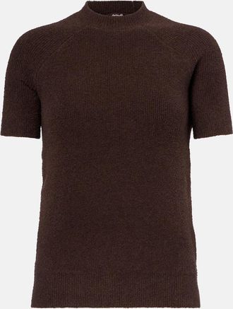 Toteme Top in spugna di misto cotone