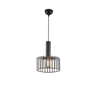 Netlighting DAYTON Wire Frame Pendant Ceiling Light Bronze 25x26.8cm | Size: 25x26.8 cm