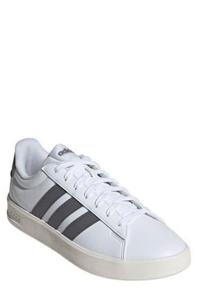 adidas Grand Court Sneaker in White/Grey Four/White at Nordstrom Rack, Size 10