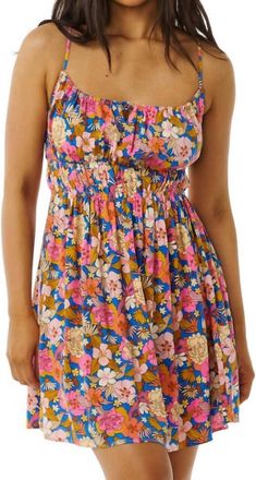 Rip Curl Kamari Mini Dress In Multicolor