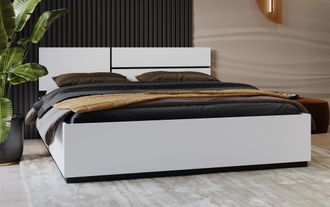 HOME AFFAIRE Bettgestell »Cross, moderner Bettrahmen« Doppelbett in zwei Grössen, stabiles Bettgestell