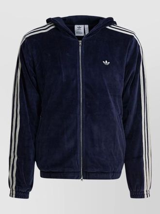 adidas wales bonner velour hooded zip jacket