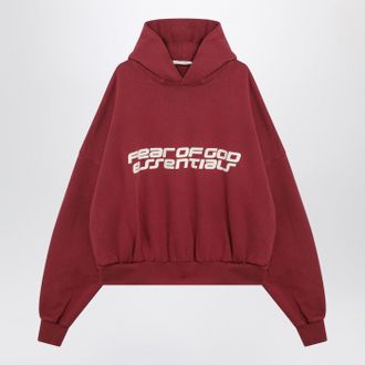Fear of God Crimson Kurzer Kapuzenpullover