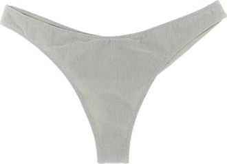 MC2 Saint Barth Naomi lurex bikini bottoms - women - Polyester/Viscose/Polyamide/Spandex/Elastane - S - Silver