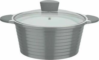 GSW Gsw Marmite Revetement En C&eacute;ramique Greblon A Induction Bolero Grey - 28 Cm