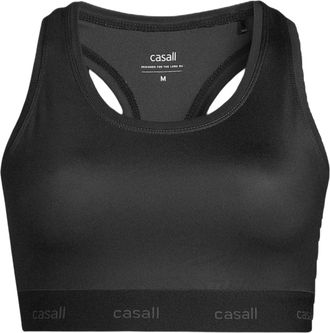Casall Casall Sportbeha met racerback voor dames, voor matige belasting (Zwart)