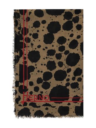 Herno fringed scarf - women - Wool/Silk - One Size - Neutrals