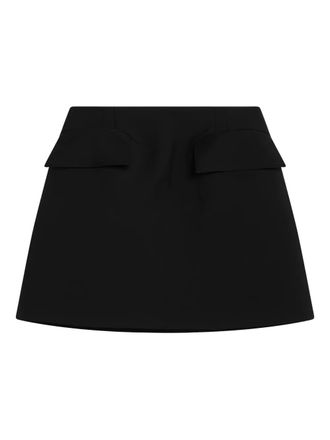 Alexander McQueen Rok met zakdetail - Zwart