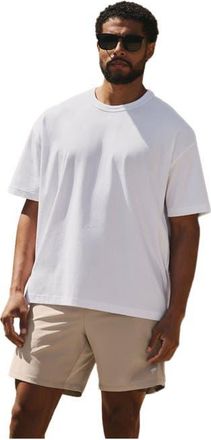 Fabletics The Effortless Oversized Tee in Classic White at Nordstrom, Size Xx-Large