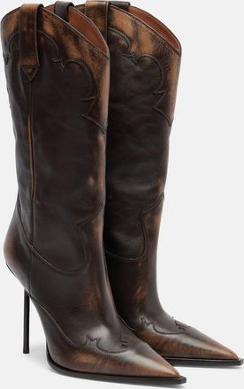 PARIS TEXAS Lidia 105 leather mid-calf boots