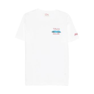 MC2 Saint Barth T-Shirts, male, White, Size: XL Portofino T-Shirt