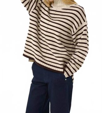 Part Two Lilye Pullover Sweater In French Oak/ganache