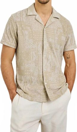 Rails Maverick Button Down Shirt In Bandana Craft Paper