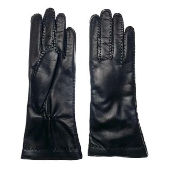 Restelli Guanti Gloves, unisex, Black, Size: 7 1/2 IN Nappa Cash