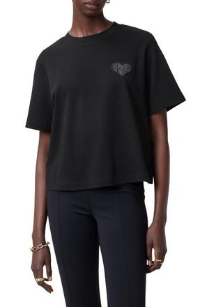 AllSaints Lover Lisa T-Shirt in Black at Nordstrom, Size X-Small
