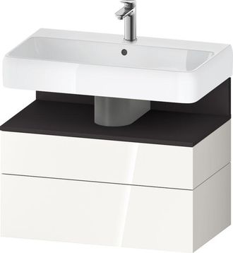 Duravit Duravit - Qatego Mueble Bajo Lavabo, 1 Extra&iacute;ble Y 1 Caj&oacute;n