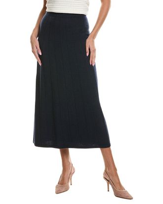 Max Mara Mm By Max Mara Peonie Knitted Wool Skirt