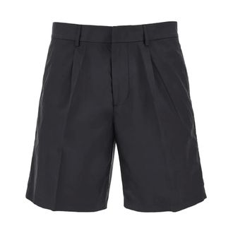 Emporio Armani Casual Shorts, male, Black, Size: 2XL Cotton Bermuda Shorts