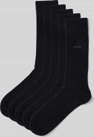 HUGO BOSS Socken aus Baumwoll-Mix im 5er-Pack in Dunkelblau, Gr&ouml;&szlig;e 39-42