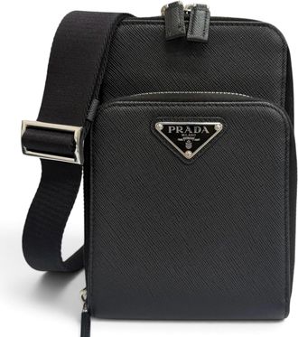 Prada Black Leather Shoulder Bag (Pre-Owned)