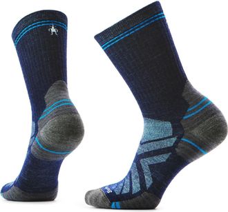 Smartwool Womens Hike Targeted Cushion Crew Socks Blue M