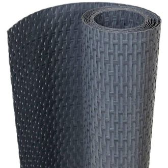 vidaXL Toldo Para Balc&oacute;n Rat&aacute;n Sint&eacute;tico Gris Antracita 1000x90 Cm Vidaxl