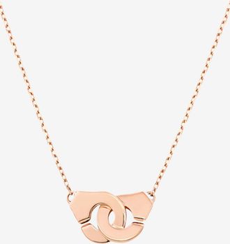 Dinh Van Halskette aus Roségold Menottes R8