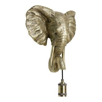 Light & Living Aplique De Pared - Elephant - Dorado - Pl&aacute;stico - Light&living