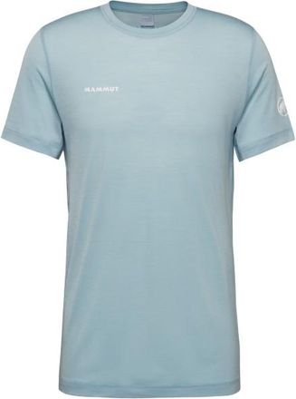 Mammut Tree Wool Firstlayer T-Shirt Funktionsshirt f&uuml;r Herren | grau/t&uuml;rkis