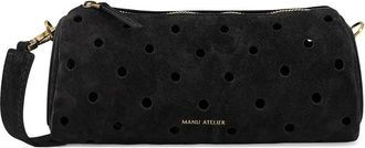 Manu Atelier Mini Cylinder - Dames - Schoudertassen - Zwart - ONE Size - Leer - Tassen