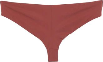 Brunello Cucinelli Womens Cocoa Embellished Bikini Bottoms Ss26 W