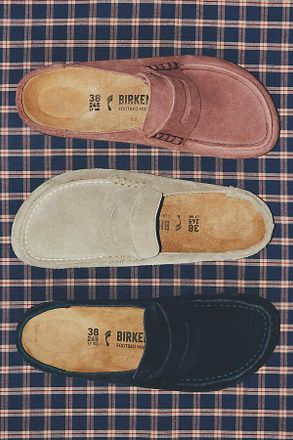 Birkenstock Naples Suede Clogs