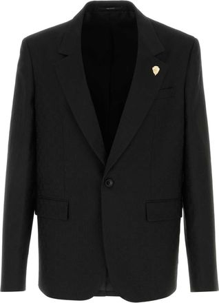 Gucci Black Polyester Blend Blazer