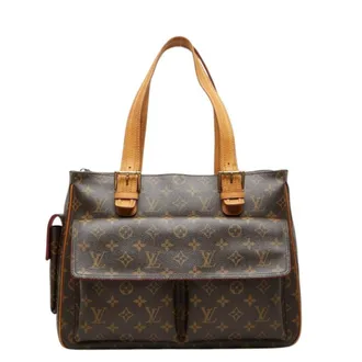 Louis Vuitton Brown Monogram Pvc Leather Shoulder Bag Tote Bag (Pre-Owned)