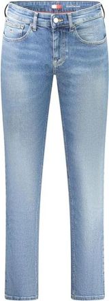 Tommy Hilfiger Slim Fit Gewassen Katoen Jeans - Heren - Slim Fit Jeans - Blauw - W31 L32 - Katoen - Jeans