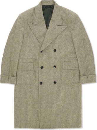 Fortela Double Breasted Bogart Coat in Green at Nordstrom, Size 52 Eu